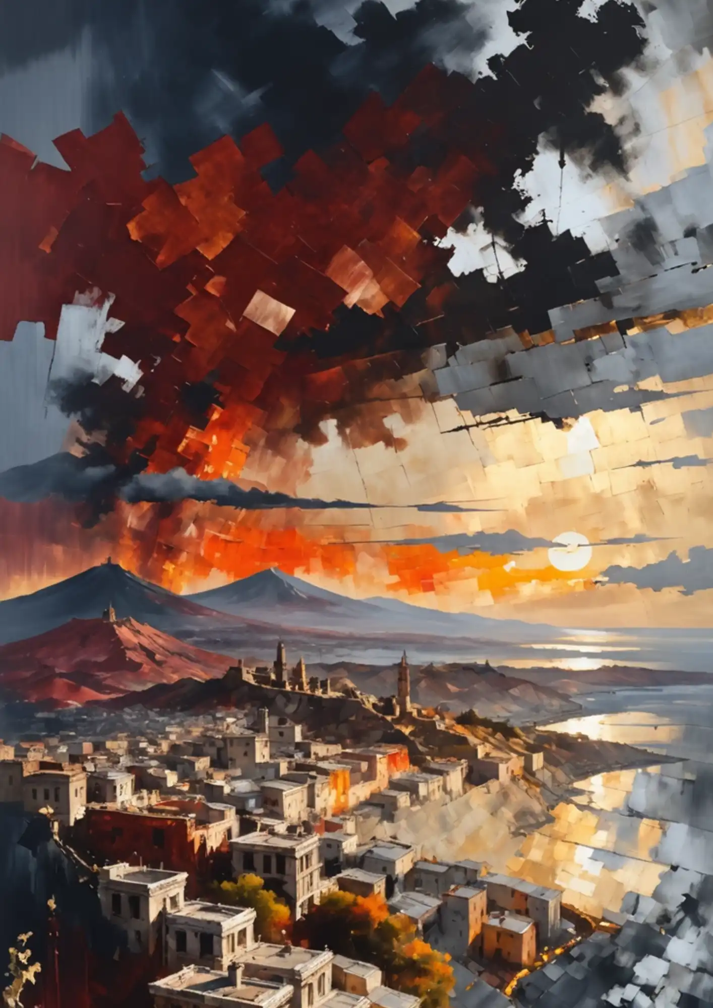 View of Catania from above